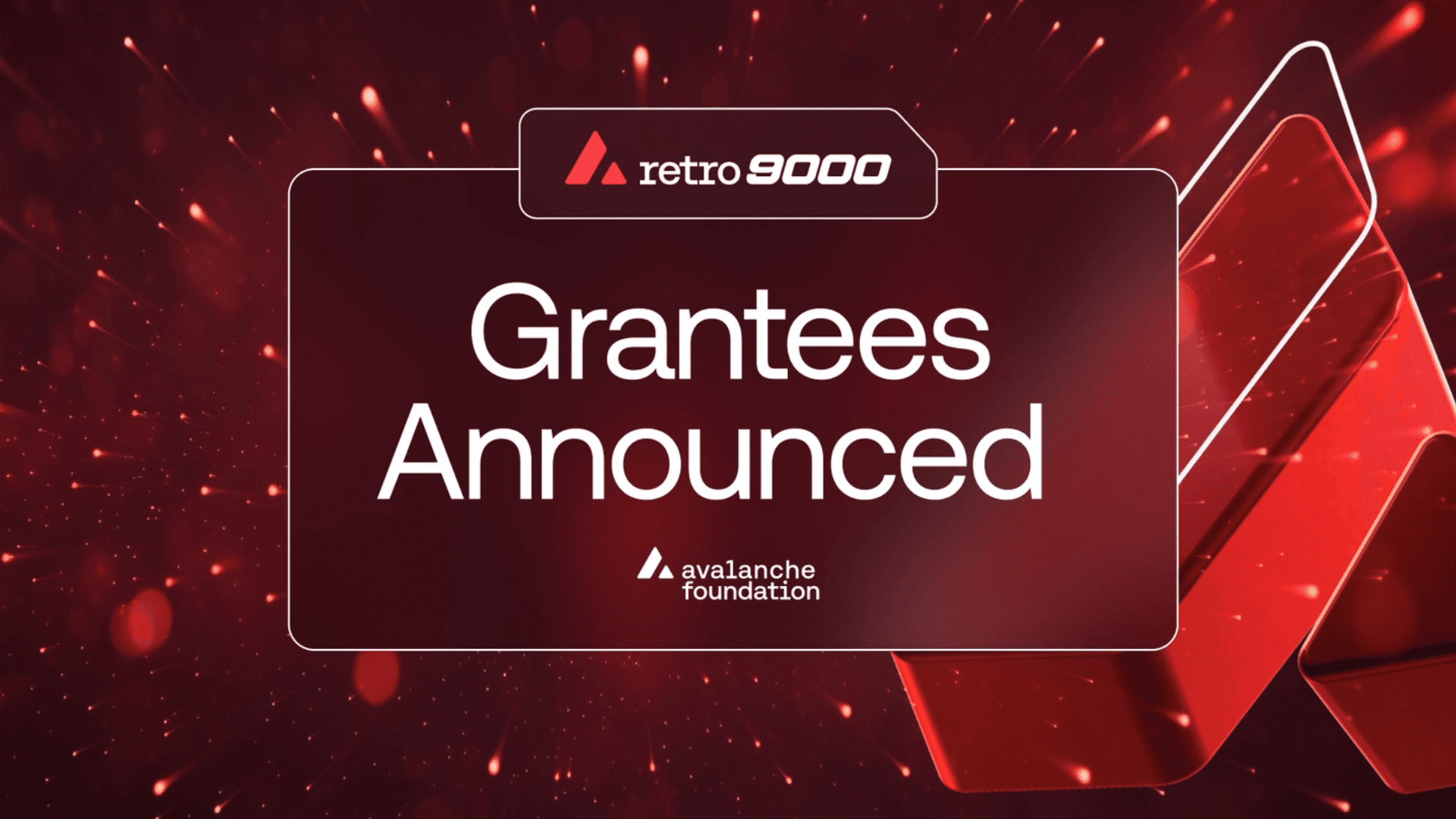 Avalanche Reveals First Retro9000 Grantees | GAM3S.GG