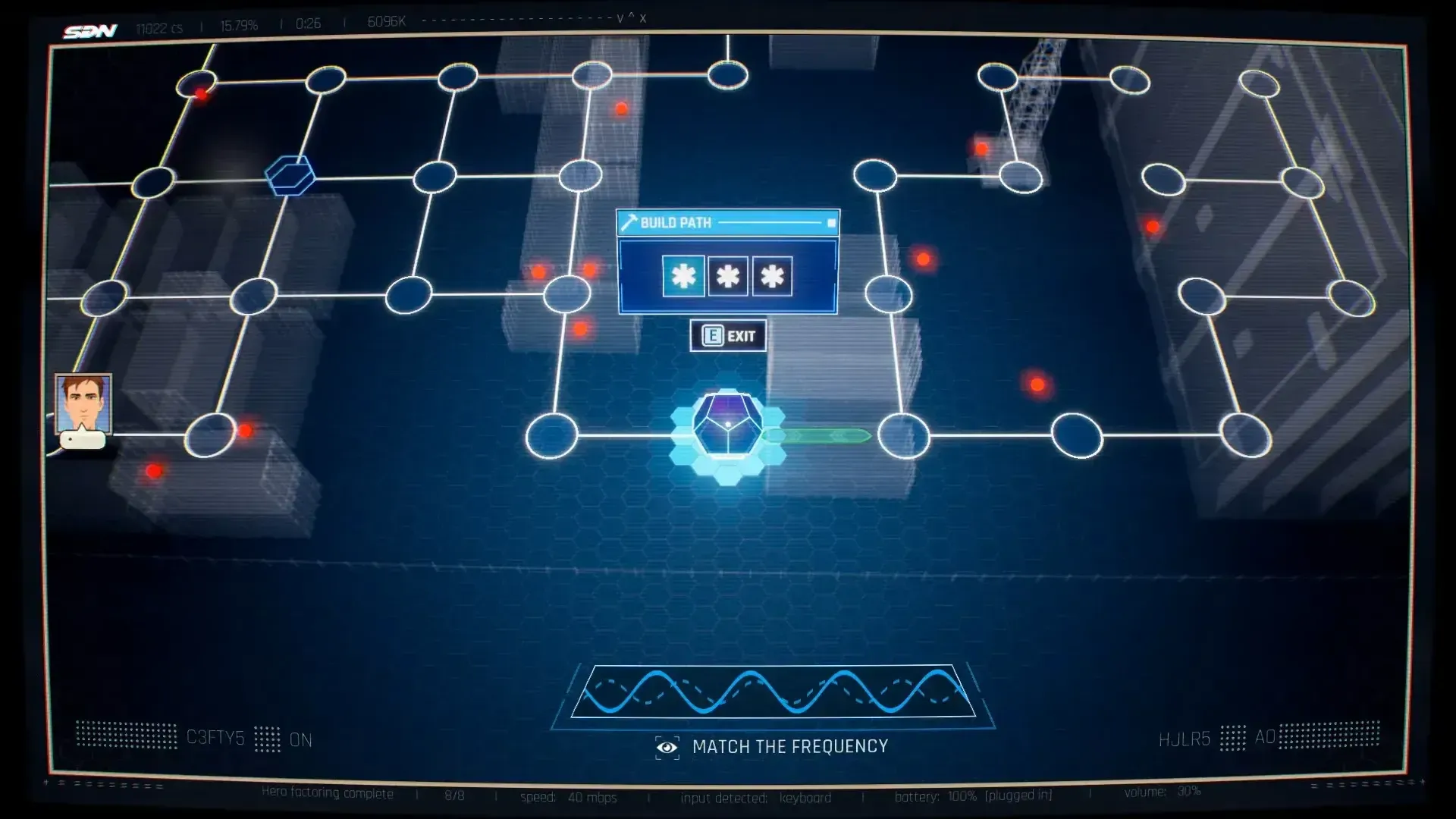 Frequency matching controls for tracker location puzzles